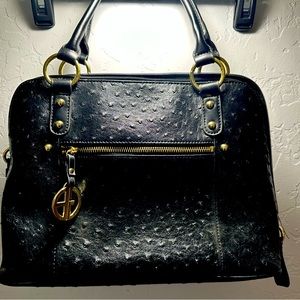 Giani Bernini Faux Ostrich Handbag